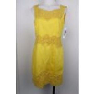 Antonio Melani Yellow Sheath Dress
